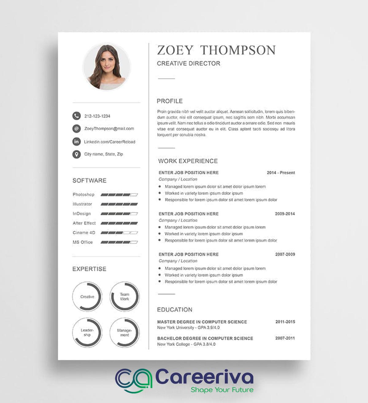 Professional Resume Template 8