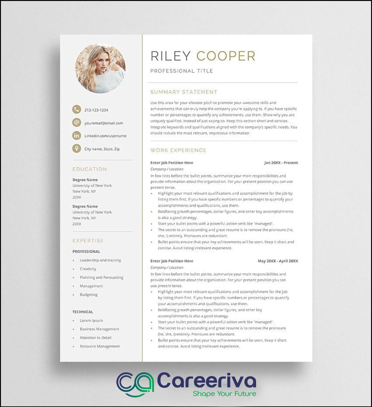 Professional Resume Template 9